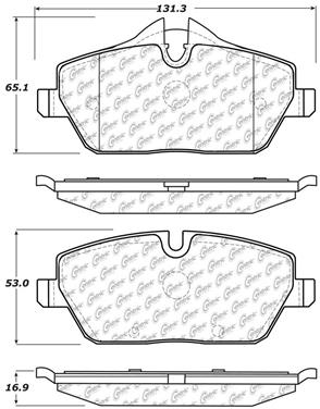 Disc Brake Pad Set CE 300.13080