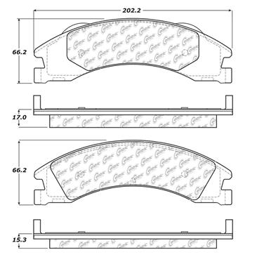 Disc Brake Pad Set CE 300.13290