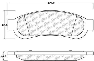 Disc Brake Pad Set CE 300.13340