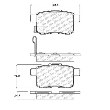 Disc Brake Pad Set CE 300.13360