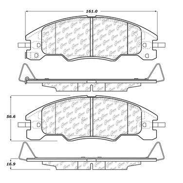 Disc Brake Pad Set CE 300.13390