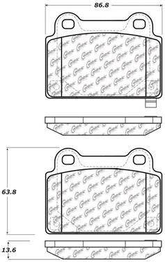 Disc Brake Pad Set CE 300.13680