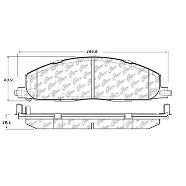 Disc Brake Pad Set CE 300.14000