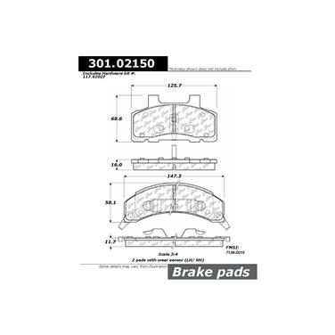 Disc Brake Pad Set CE 301.02150