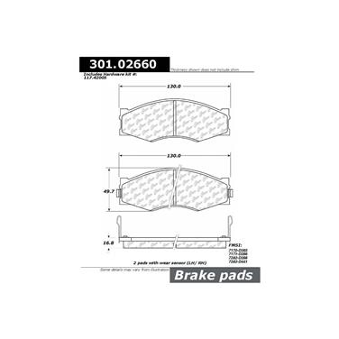 Disc Brake Pad Set CE 301.02660