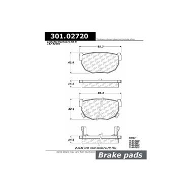 Disc Brake Pad Set CE 301.02720