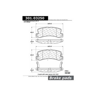 Disc Brake Pad Set CE 301.03250