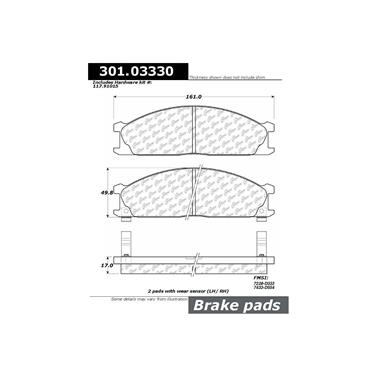 Disc Brake Pad Set CE 301.03330