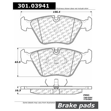 Disc Brake Pad Set CE 301.03941