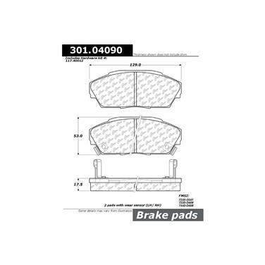 Disc Brake Pad Set CE 301.04090