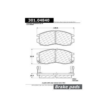 Disc Brake Pad Set CE 301.04840