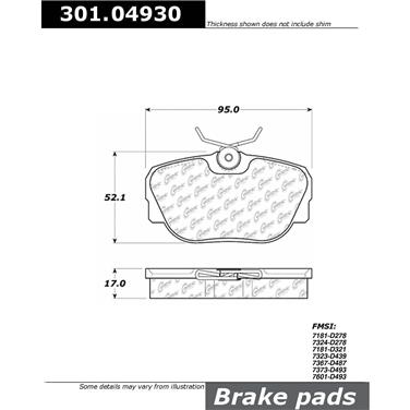 Disc Brake Pad Set CE 301.04930