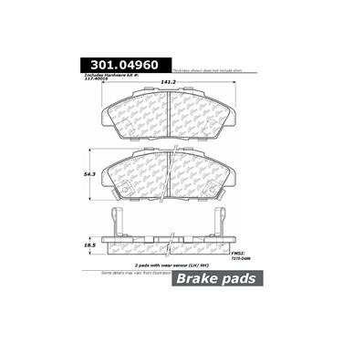 Disc Brake Pad Set CE 301.04960