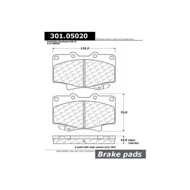 Disc Brake Pad Set CE 301.05020