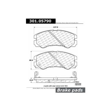 Disc Brake Pad Set CE 301.05790