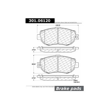 Disc Brake Pad Set CE 301.06120