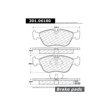 Disc Brake Pad Set CE 301.06180