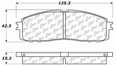 Disc Brake Pad Set CE 301.06220