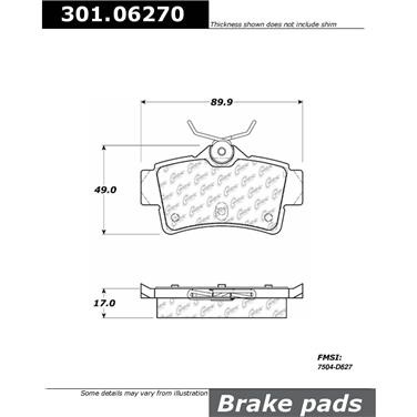 Disc Brake Pad Set CE 301.06270