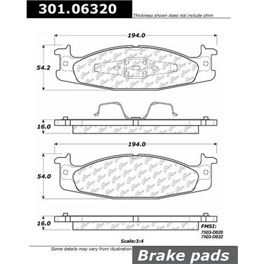 Disc Brake Pad Set CE 301.06320