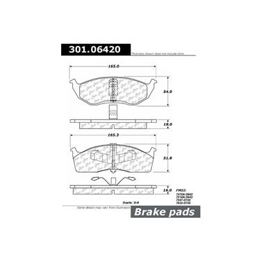 Disc Brake Pad Set CE 301.06420