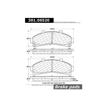 Disc Brake Pad Set CE 301.06520