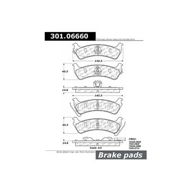 Disc Brake Pad Set CE 301.06660