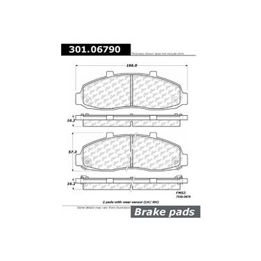 Disc Brake Pad Set CE 301.06790