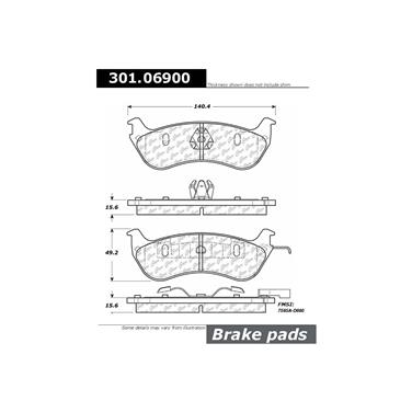Disc Brake Pad Set CE 301.06900