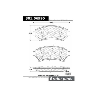 Disc Brake Pad Set CE 301.06990