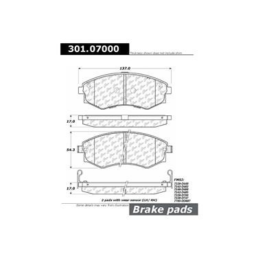 Disc Brake Pad Set CE 301.07000