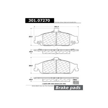 Disc Brake Pad Set CE 301.07270