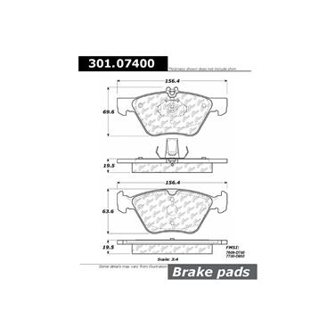 Disc Brake Pad Set CE 301.07400