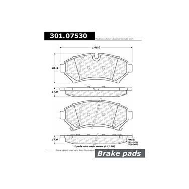 Disc Brake Pad Set CE 301.07530