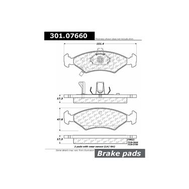 Disc Brake Pad Set CE 301.07660