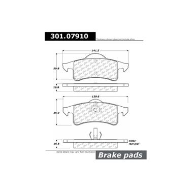 Disc Brake Pad Set CE 301.07910