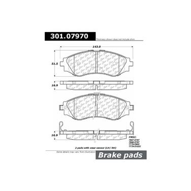 Disc Brake Pad Set CE 301.07970