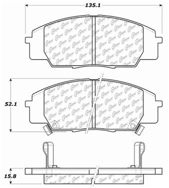 Disc Brake Pad Set CE 301.08290