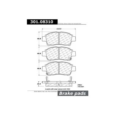 Disc Brake Pad Set CE 301.08310