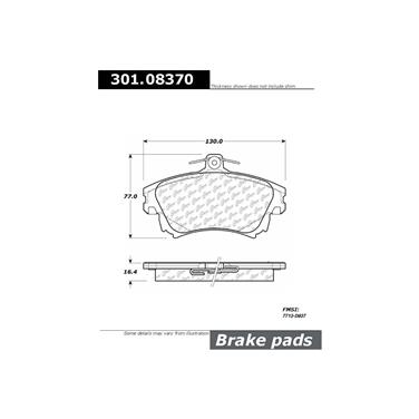 Disc Brake Pad Set CE 301.08370