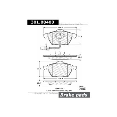 Disc Brake Pad Set CE 301.08400