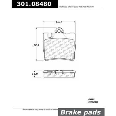 Disc Brake Pad Set CE 301.08480