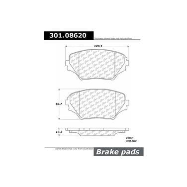 Disc Brake Pad Set CE 301.08620