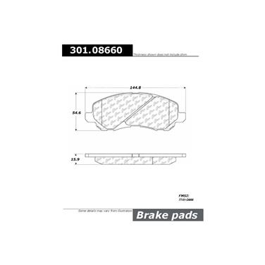 Disc Brake Pad Set CE 301.08660