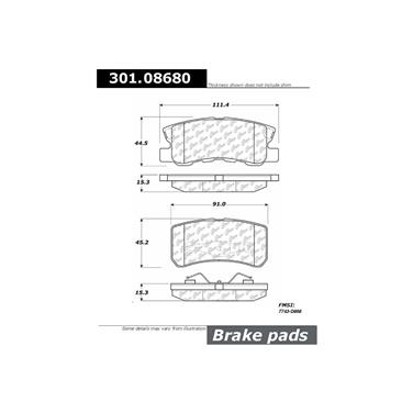 Disc Brake Pad Set CE 301.08680