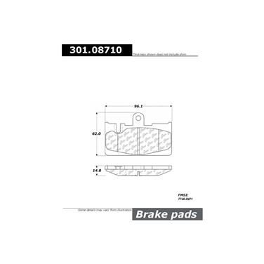 Disc Brake Pad Set CE 301.08710