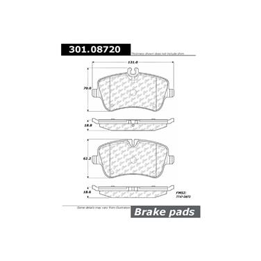 Disc Brake Pad Set CE 301.08720