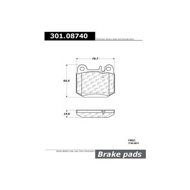 Disc Brake Pad Set CE 301.08740