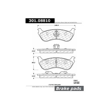Disc Brake Pad Set CE 301.08810