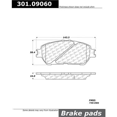 Disc Brake Pad Set CE 301.09060